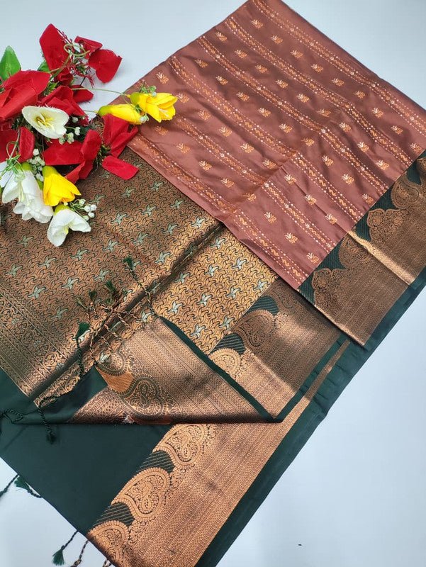 Priyanka Semi Pattu Saree LSP612 - Sri Sakthi Pugazh Tex - Semi Silk
