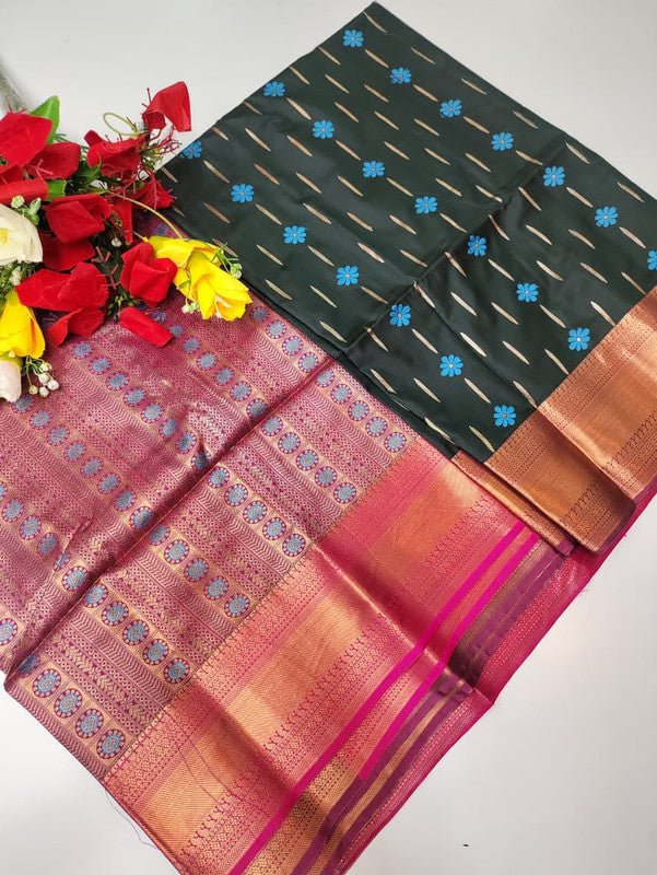 Priyanka Semi Pattu Saree LSP770 - Sri Sakthi Pugazh Tex - Semi Silk