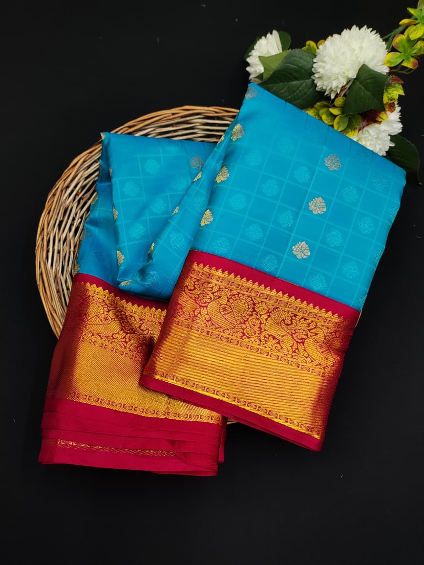 Pure Pattu Silk E67 - Sri Sakthi Pugazh Tex - Pure Silk