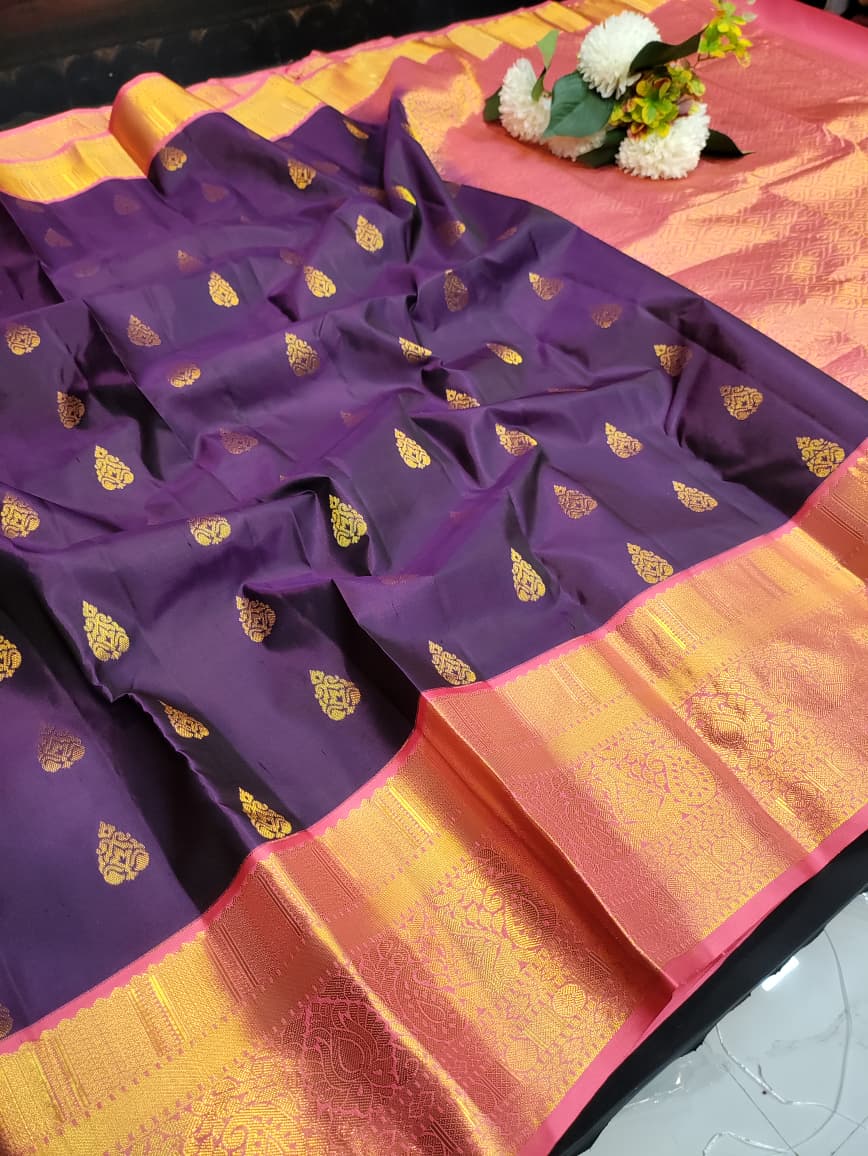 Pure Pattu Silk E72 - Sri Sakthi Pugazh Tex - Pure Silk