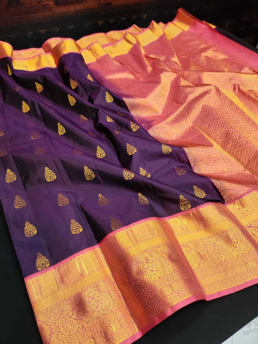 Pure Pattu Silk E72 - Sri Sakthi Pugazh Tex - Pure Silk