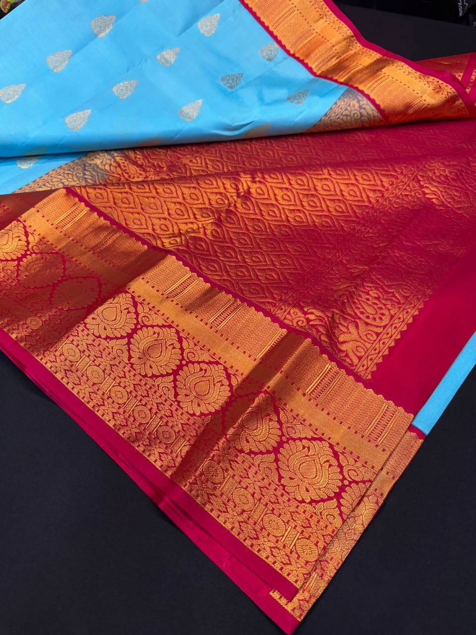 Pure Pattu Silk Saree with premium zari work for festival wear
