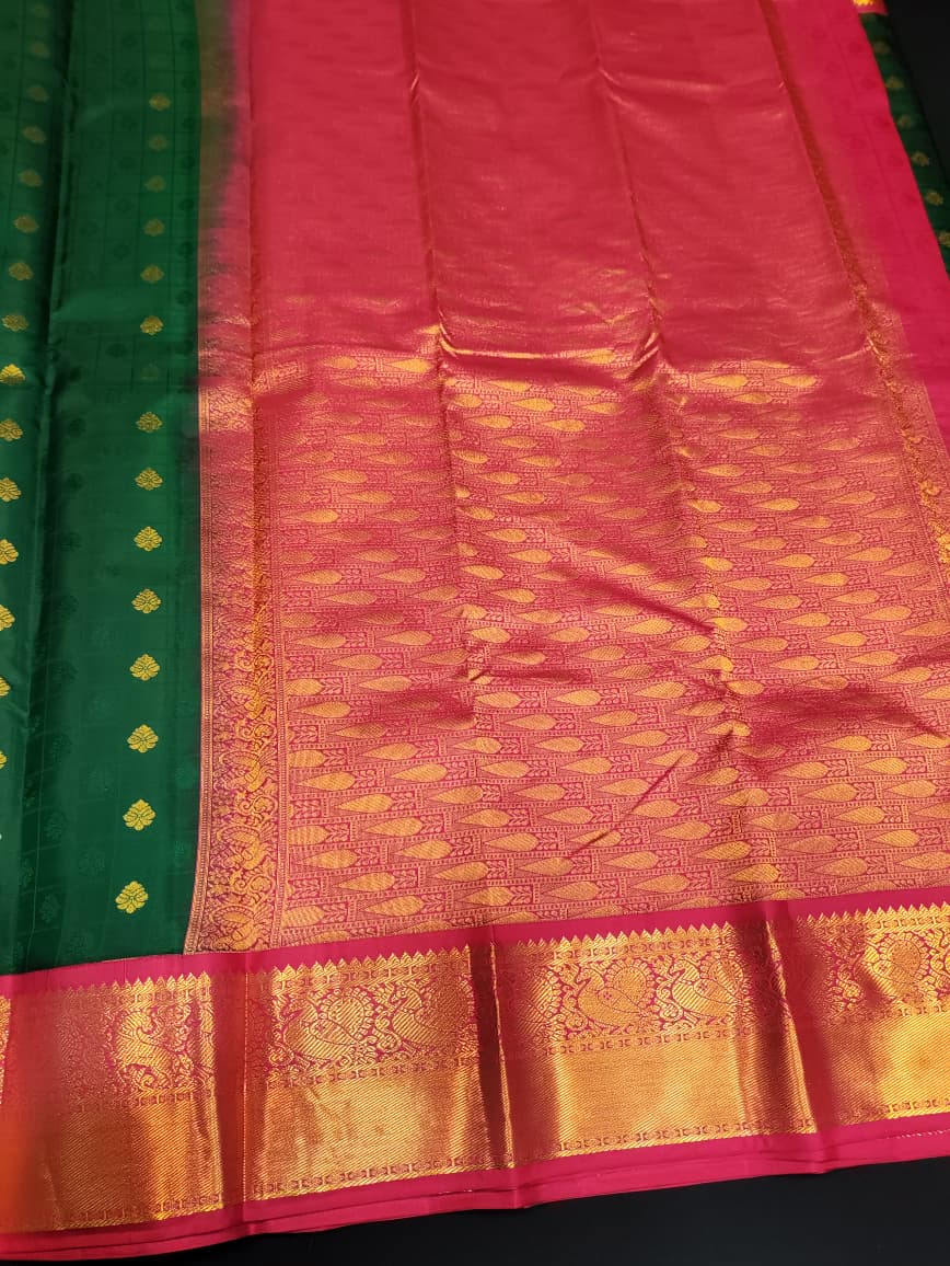 Pure Pattu Silk Saree with premium zari work for festival wear