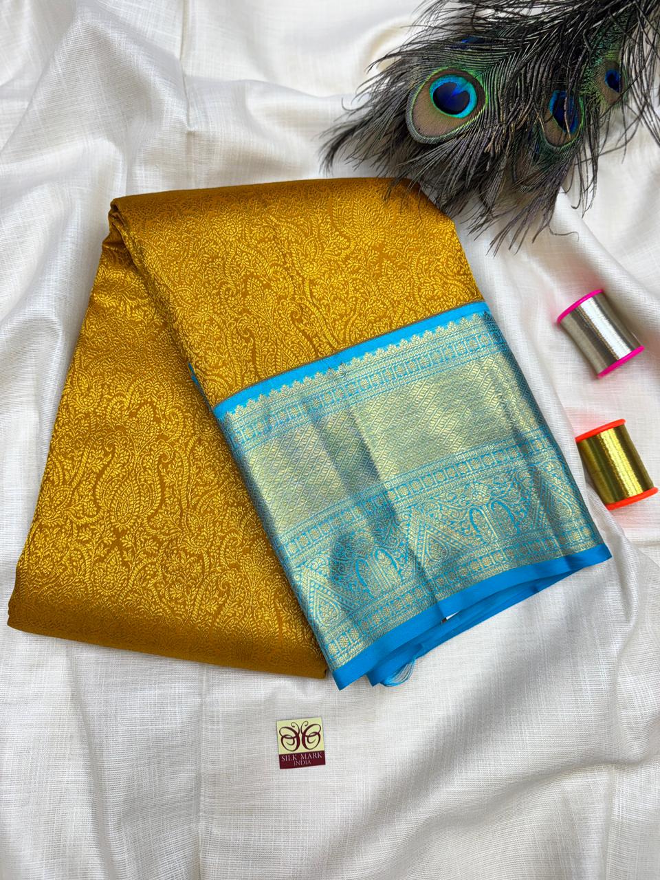 Pure Silk Saree – |100% Original Silk Traditional Elegance| M10 - Sri Sakthi Pugazh Tex - Pure Silk