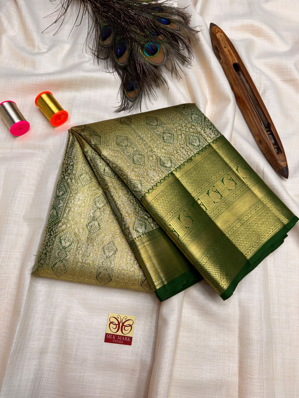 Pure Silk Saree – |100% Original Silk Traditional Elegance| M15 - Sri Sakthi Pugazh Tex - Pure Silk