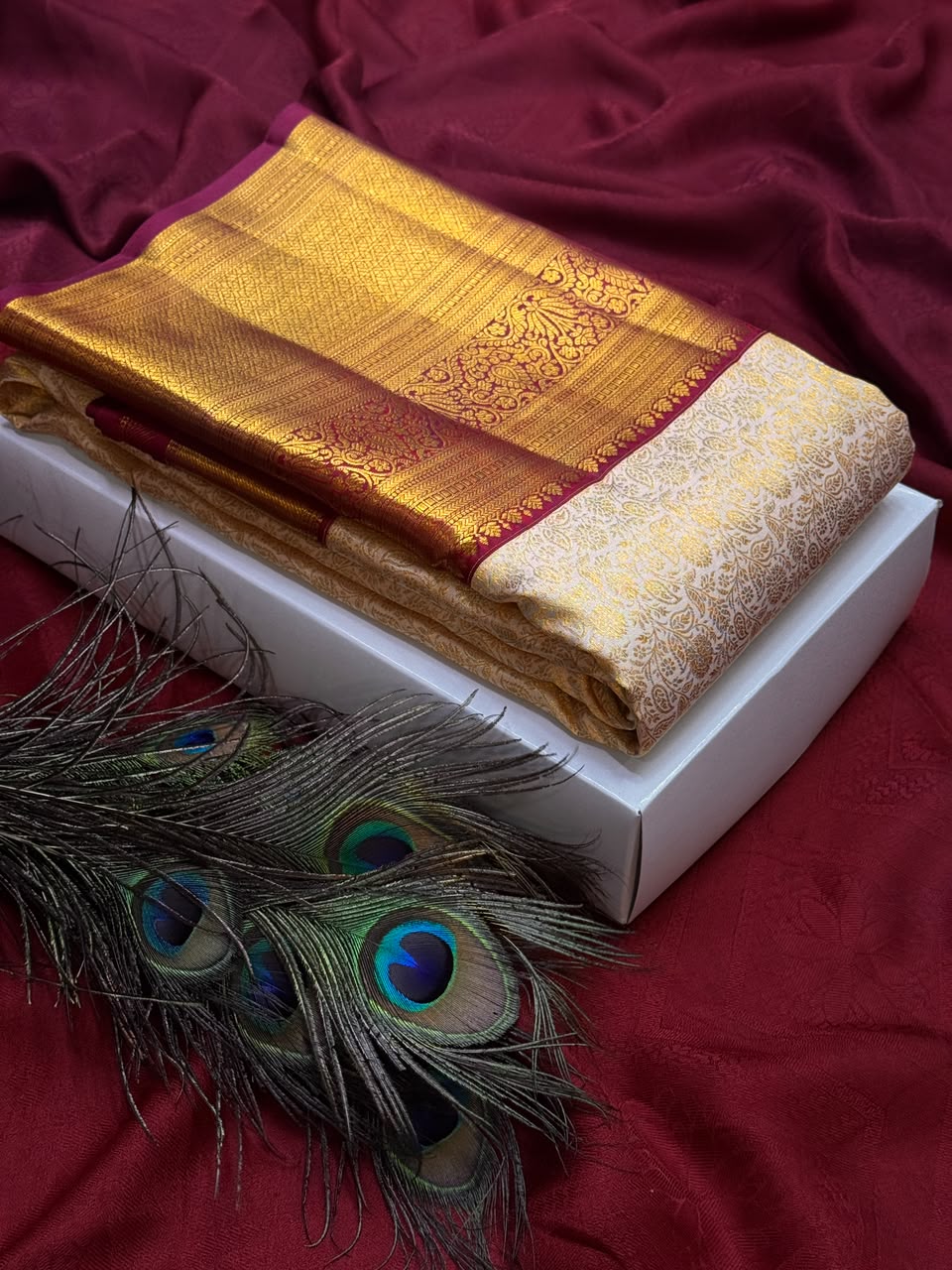 Pure Silk Saree – |100% Original Silk Traditional Elegance| M21 - Sri Sakthi Pugazh Tex - Pure Silk