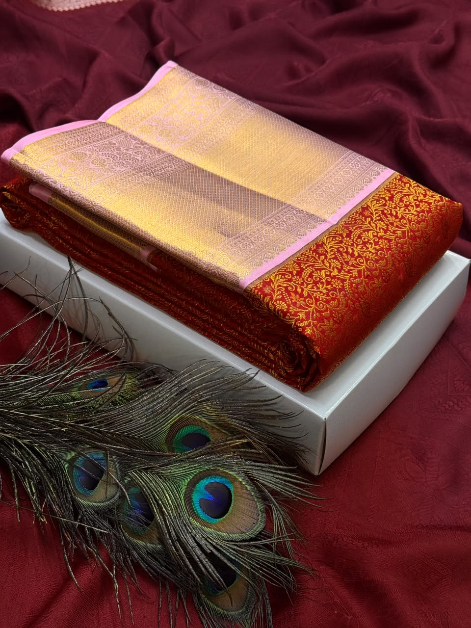 Pure Silk Saree – |100% Original Silk Traditional Elegance| M22 - Sri Sakthi Pugazh Tex - Pure Silk