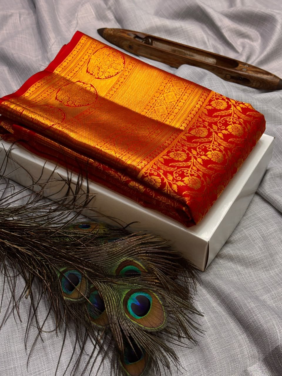 Pure Silk Saree – |100% Original Silk Traditional Elegance| M26 - Sri Sakthi Pugazh Tex - Pure Silk
