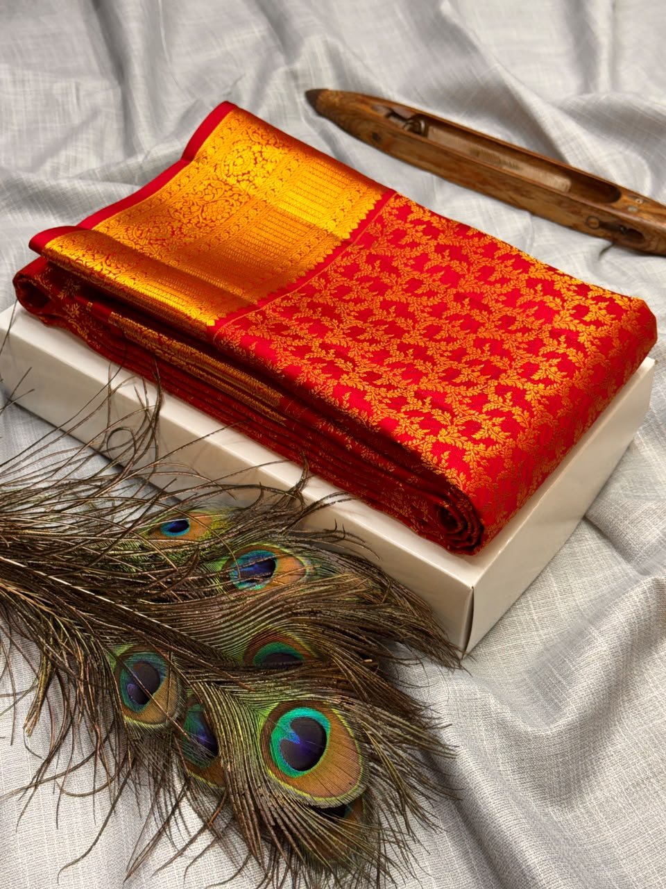 Pure Silk Saree – |100% Original Silk Traditional Elegance| M27 - Sri Sakthi Pugazh Tex - Pure Silk