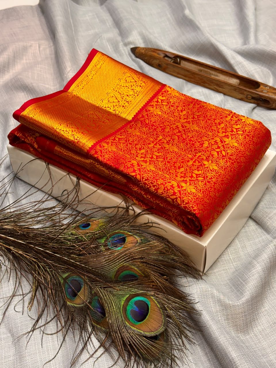 Pure Silk Saree – |100% Original Silk Traditional Elegance| M29 - Sri Sakthi Pugazh Tex - Pure Silk