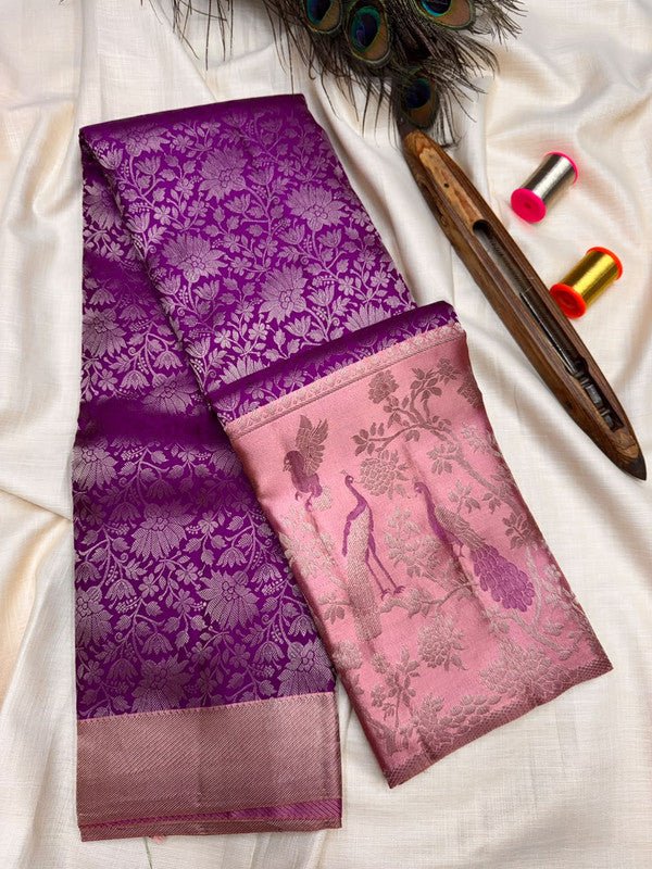 Pure Silk Saree – |100% Original Silk Traditional Elegance| M41 - Sri Sakthi Pugazh Tex - Pure Silk