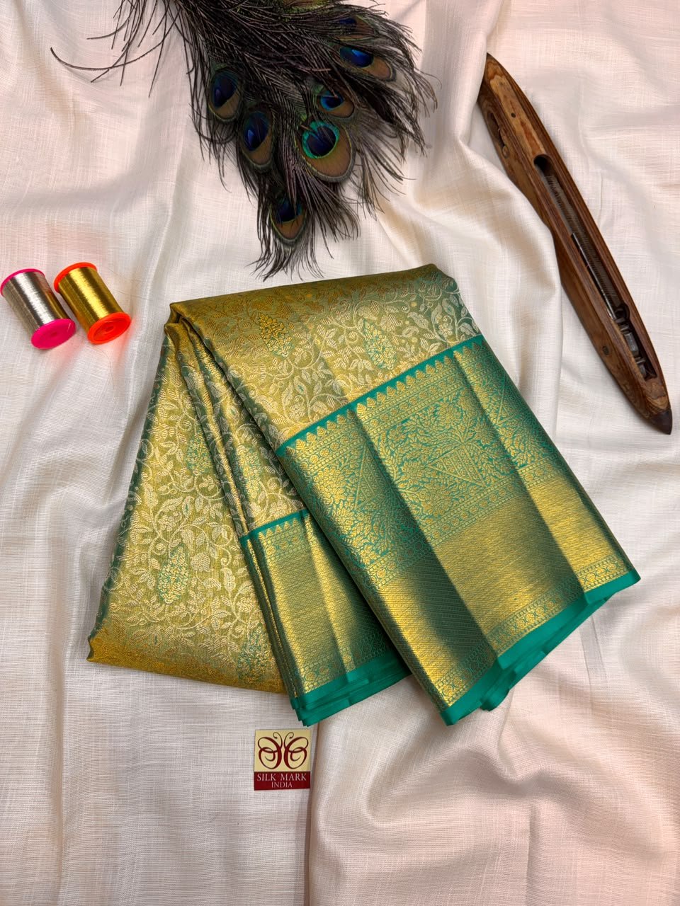 Pure Silk Saree – |100% Original Silk Traditional Elegance| M60 - Sri Sakthi Pugazh Tex - Pure Silk