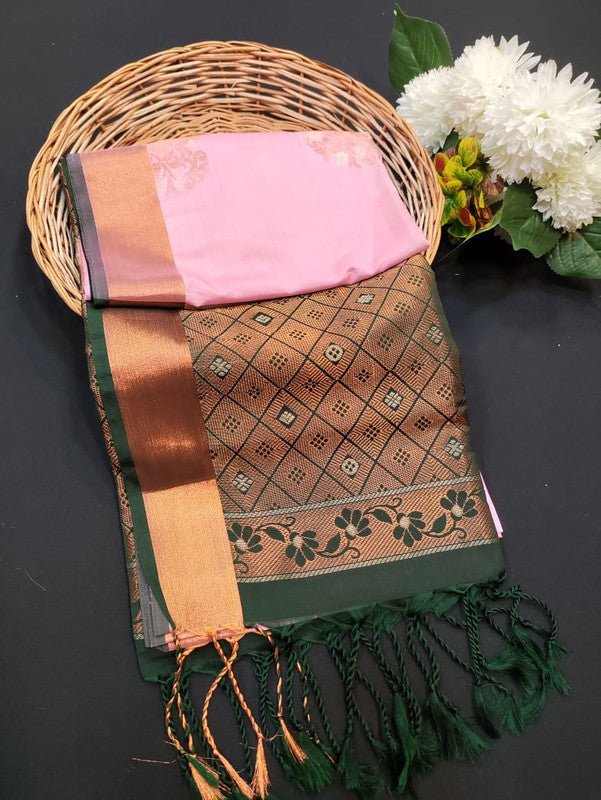 Ramaniyam Soft Silk | Zari Saree | RMY129 - Sri Sakthi Pugazh Tex RMY129 - Soft Silk