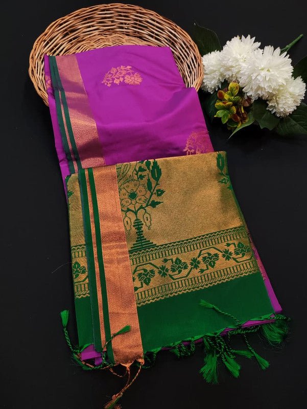 Ramaniyam Soft Silk | Zari Saree | RMY135 - Sri Sakthi Pugazh Tex RMY135 - Soft Silk