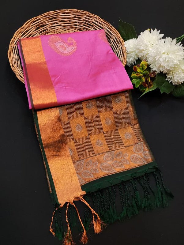 Ramaniyam Soft Silk | Zari Saree | RMY137 - Sri Sakthi Pugazh Tex RMY137 - Soft Silk