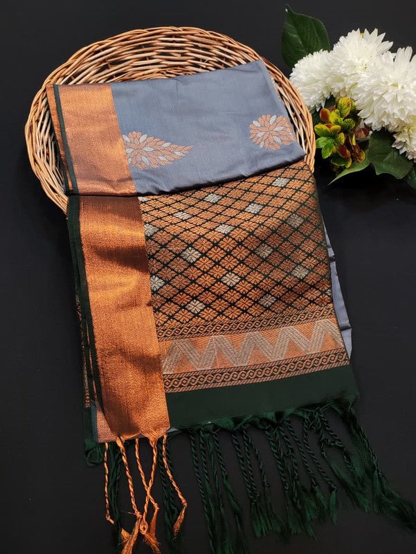 Ramaniyam Soft Silk | Zari Saree | RMY156 - Sri Sakthi Pugazh Tex RMY156 - Soft Silk