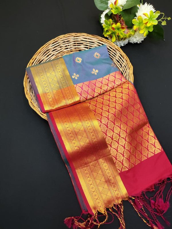 Ramaniyam Soft Silk | Zari Saree | RMY175 - Sri Sakthi Pugazh Tex RMY175 - Soft Silk