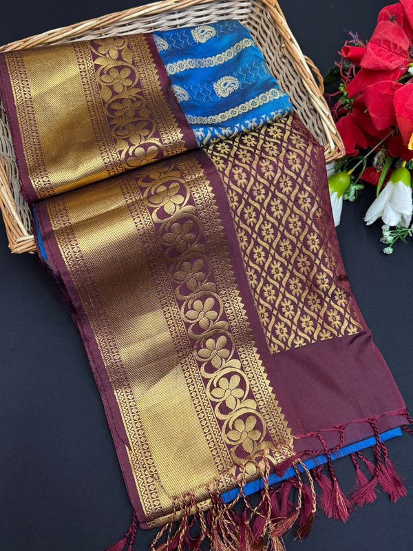 Ramaniyam Soft Silk | Zari Saree | RMY244 - Sri Sakthi Pugazh Tex RMY244 - Soft Silk