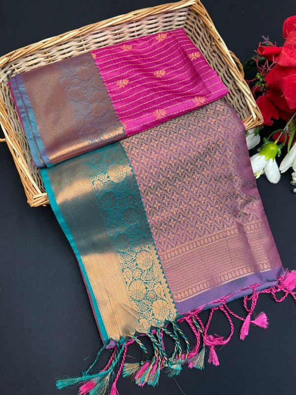 Ramaniyam Soft Silk | Zari Saree | RMY257 - Sri Sakthi Pugazh Tex RMY257 - Soft Silk