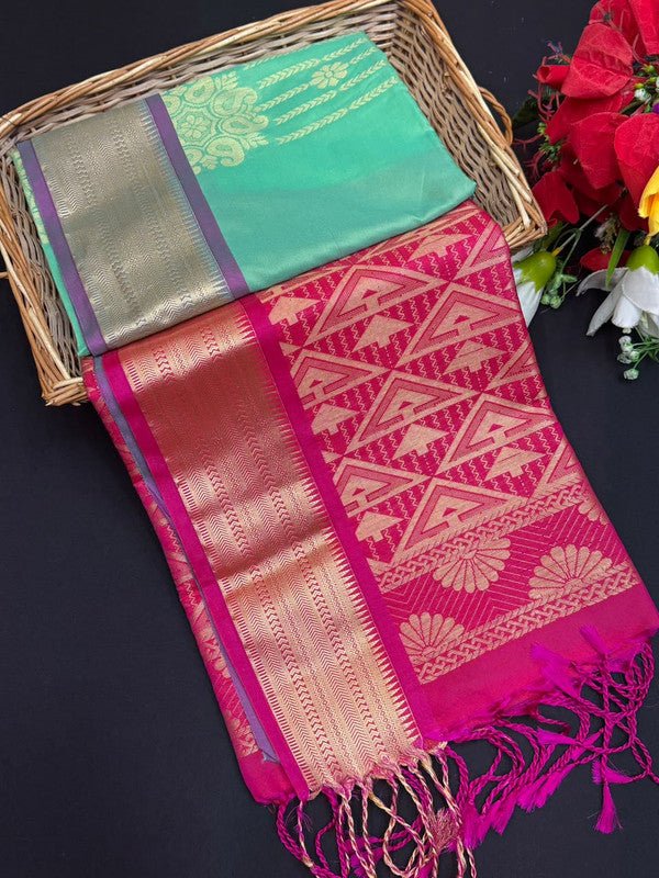 Ramaniyam Soft Silk | Zari Saree | RMY329 - Sri Sakthi Pugazh Tex RMY329 - Soft Silk