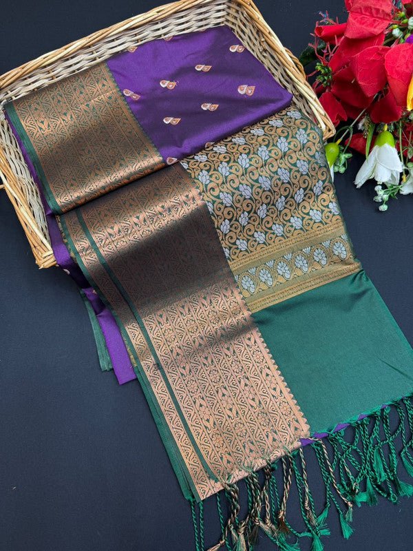 Ramaniyam Soft Silk | Zari Saree | RMY345 - Sri Sakthi Pugazh Tex RMY345 - Soft Silk