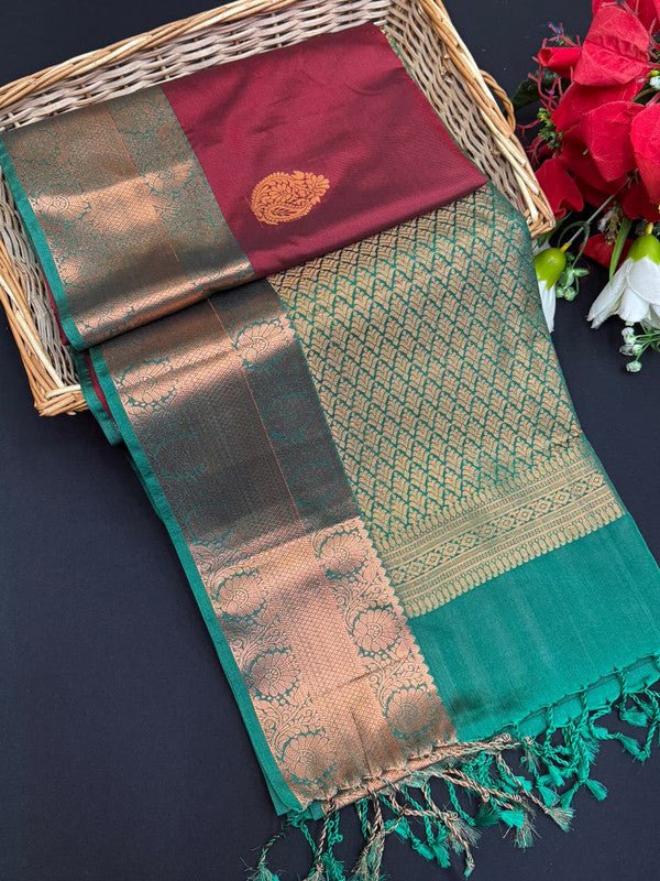 Ramaniyam Soft Silk | Zari Saree | RMY346 - Sri Sakthi Pugazh Tex RMY346 - Soft Silk