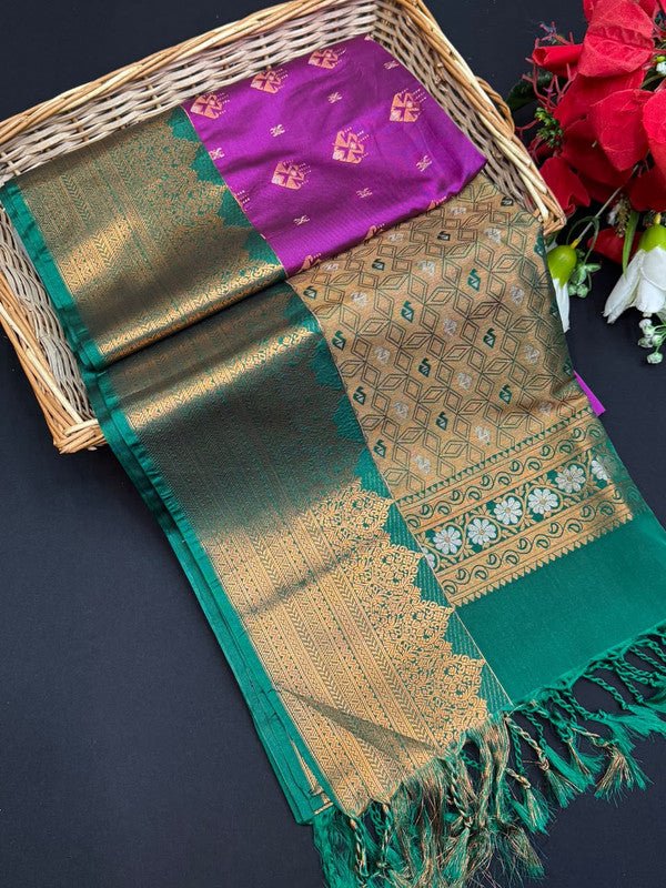 Ramaniyam Soft Silk | Zari Saree | RMY347 - Sri Sakthi Pugazh Tex RMY347 - Soft Silk