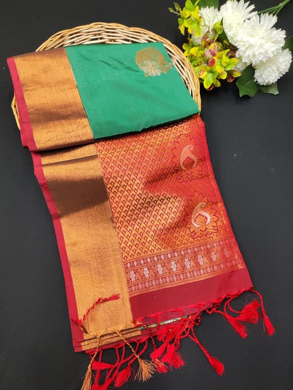 Ramaniyam Soft Silk | Zari Saree | RMY360 - Sri Sakthi Pugazh Tex RMY360 - Soft Silk