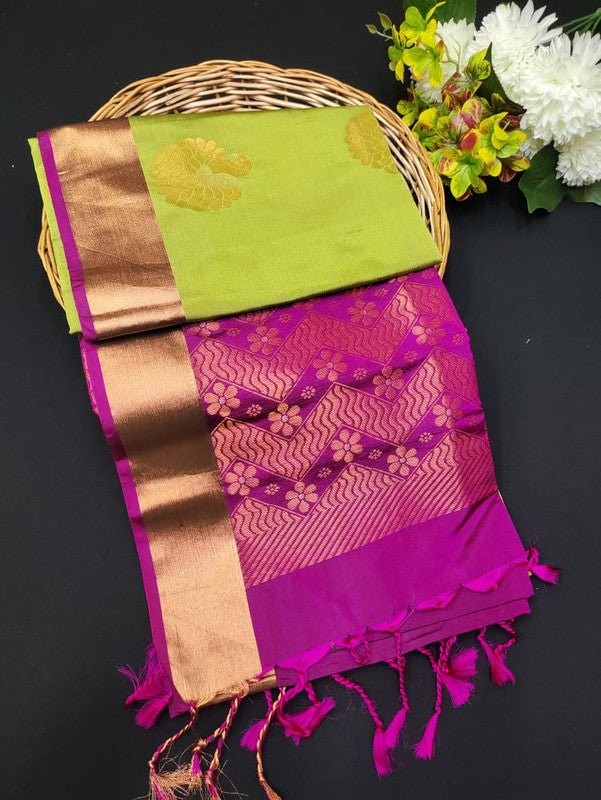 Ramaniyam Soft Silk | Zari Saree | RMY362 - Sri Sakthi Pugazh Tex RMY362 - Soft Silk