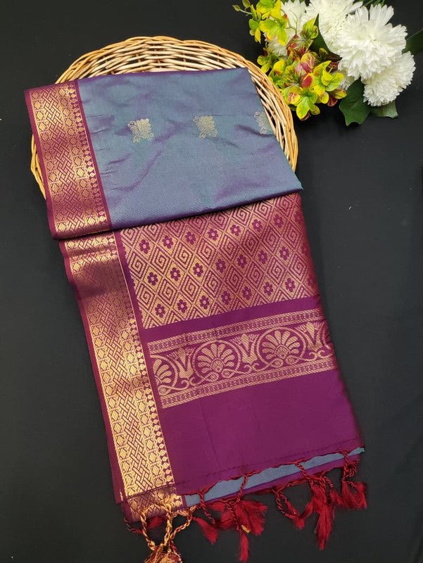 Ramaniyam Soft Silk | Zari Saree | RMY368 - Sri Sakthi Pugazh Tex RMY368 - Soft Silk