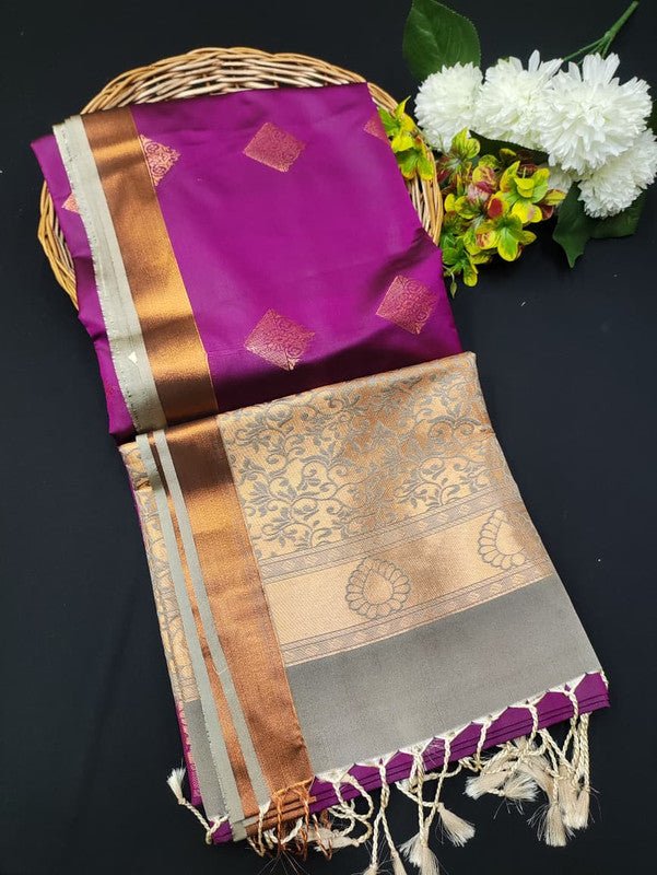 Ramaniyam Soft Silk | Zari Saree | RMY381 - Sri Sakthi Pugazh Tex RMY381 - Soft Silk