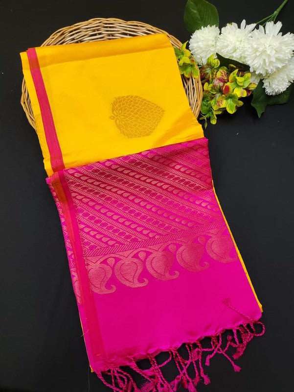 Ramaniyam Soft Silk | Zari Saree | RMY382 - Sri Sakthi Pugazh Tex RMY382 - Soft Silk