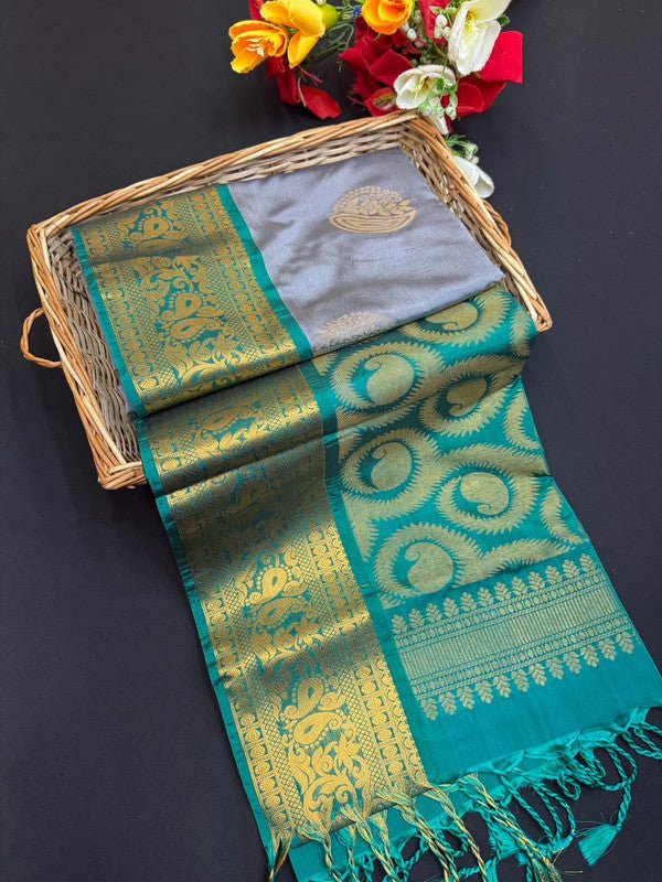 Ramaniyam Soft Silk | Zari Saree | RMY407 - Sri Sakthi Pugazh Tex RMY407 - Soft Silk