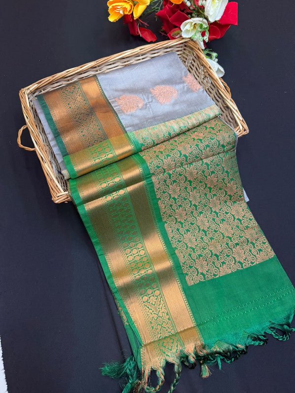 Ramaniyam Soft Silk | Zari Saree | RMY410 - Sri Sakthi Pugazh Tex RMY410 - Soft Silk
