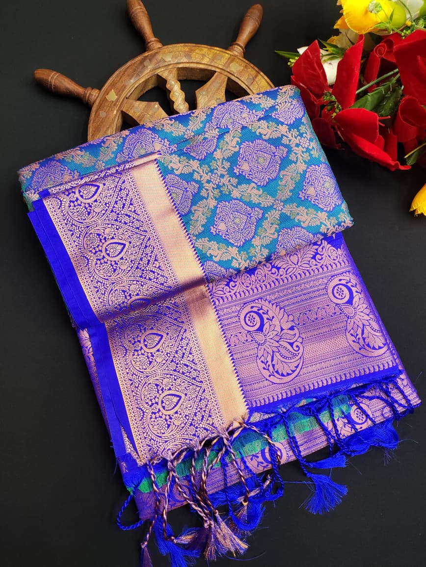 Rapier Mayil Saree RMS04 - Sri Sakthi Pugazh Tex RMS04 - Soft Silk Saree