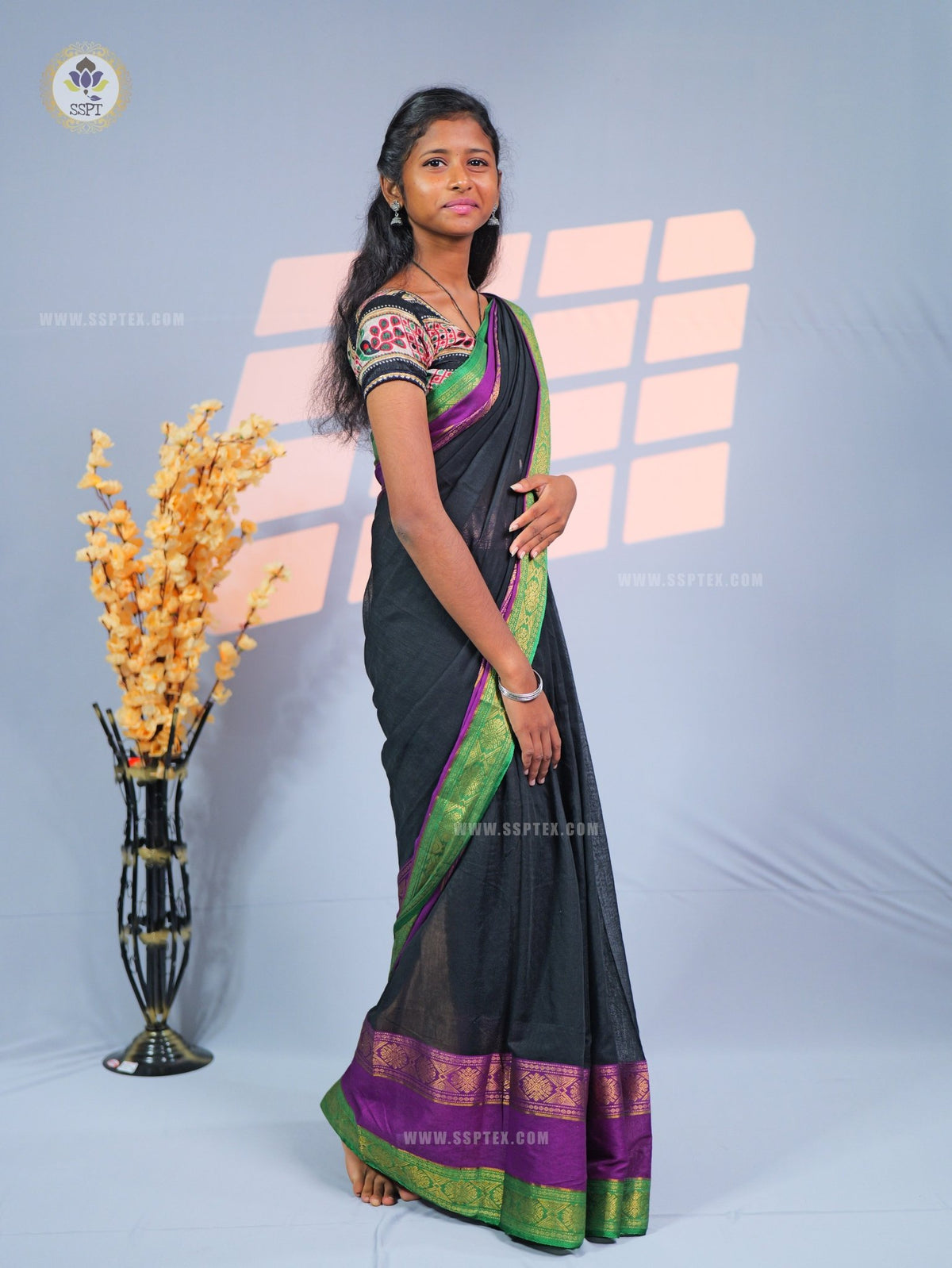 Renuga Cotton Saree | Zari Saree | RC21 - Sri Sakthi Pugazh Tex RC21 - Cotton Saree