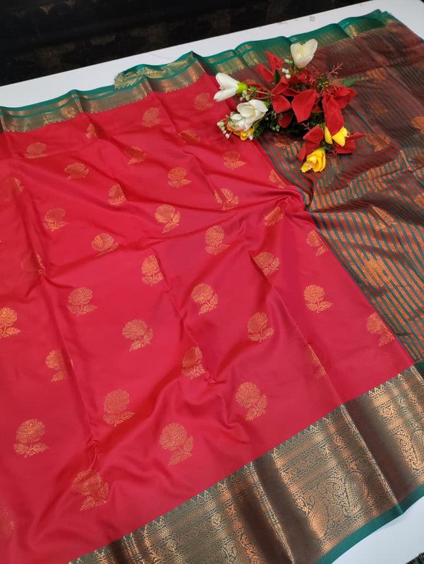 Roja Soft Silk Saree with elegant zari work for festival wear