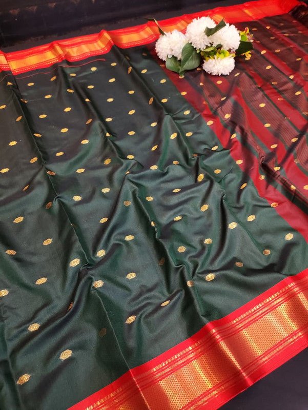 Ruby Soft Silk Saree with |Zari Work| R19 - Sri Sakthi Pugazh Tex - Ruby Soft Silk
