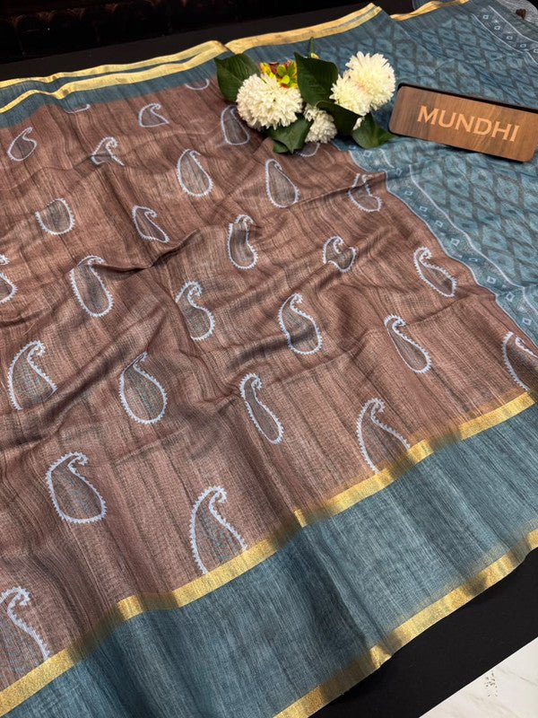 Rupam Digital Fancy Saree in premium fancy fabric for party wear