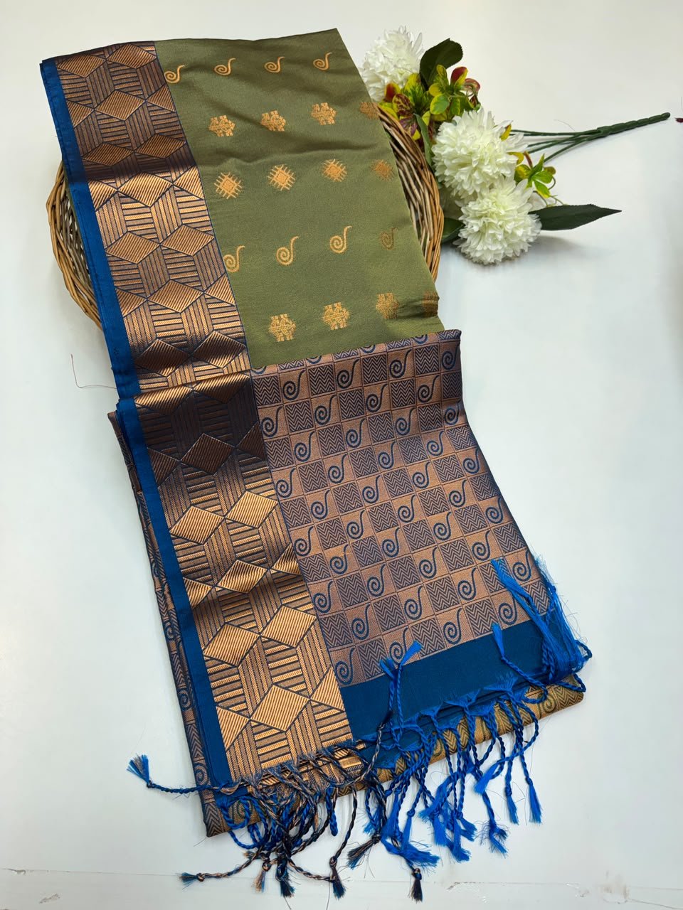 Semi Pure Art Silk Sarees | B-10 | SAS317 - Sri Sakthi Pugazh Tex - Semi Silk