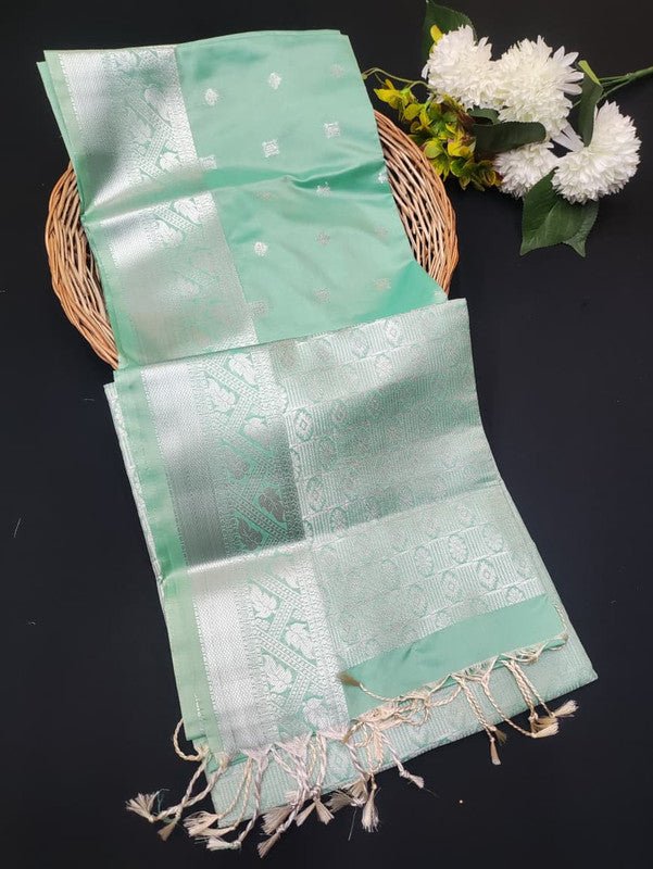 Semi Pure Art Silk Saree with elegant zari work for wedding wear