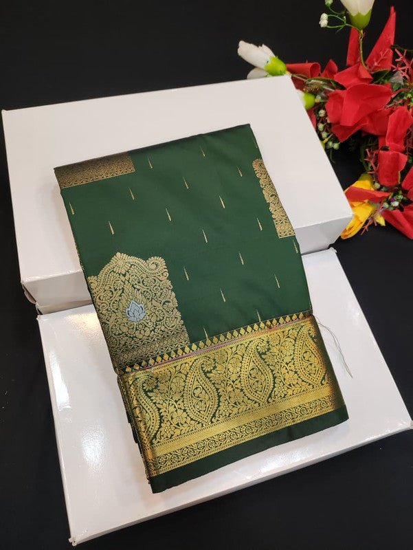 Semi Silk Saree (Mild Damage) with elegant zari work for weddings
