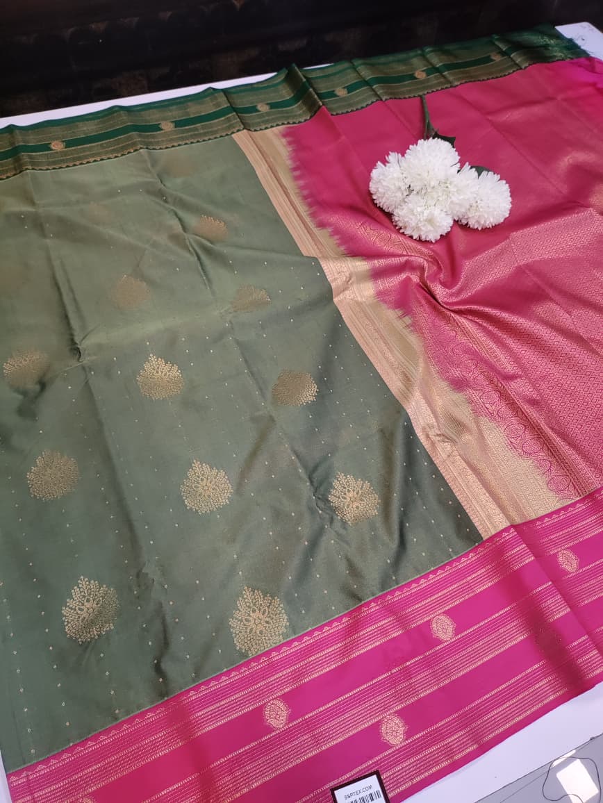Semi Silk Saree (Mild Damage) SMS184 - Sri Sakthi Pugazh Tex SMS184 - Semi Silk