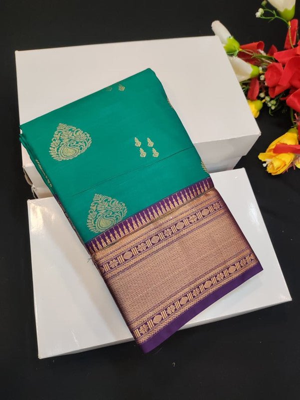 Semi Silk Saree (Mild Damage) with elegant zari work for weddings