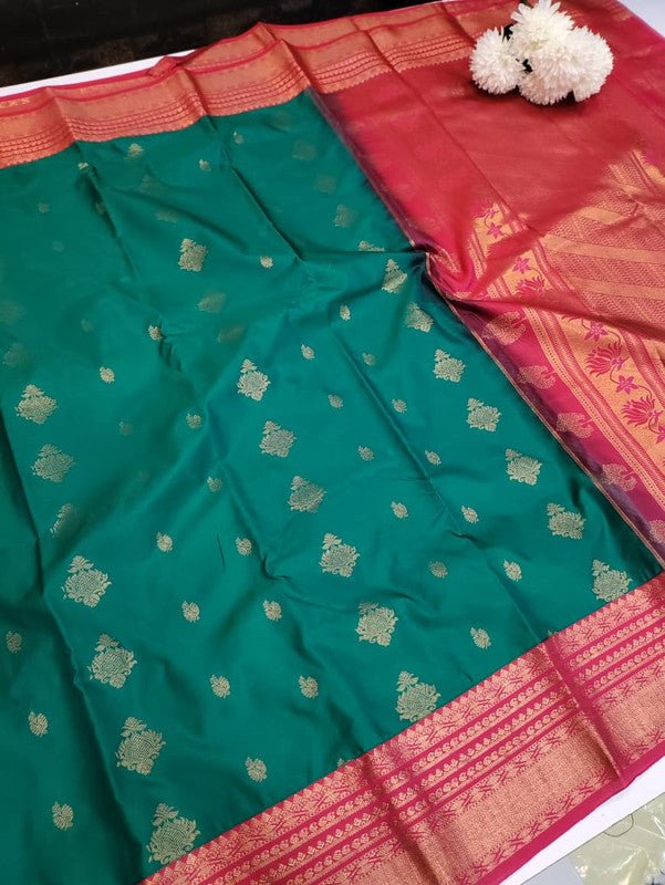 Semi Silk Saree (Mild Damage) SMS229 - Sri Sakthi Pugazh Tex SMS229 - Semi Silk