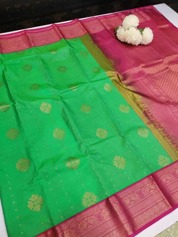 Semi Silk Saree (Mild Damage) SMS229 - Sri Sakthi Pugazh Tex SMS229 - Semi Silk