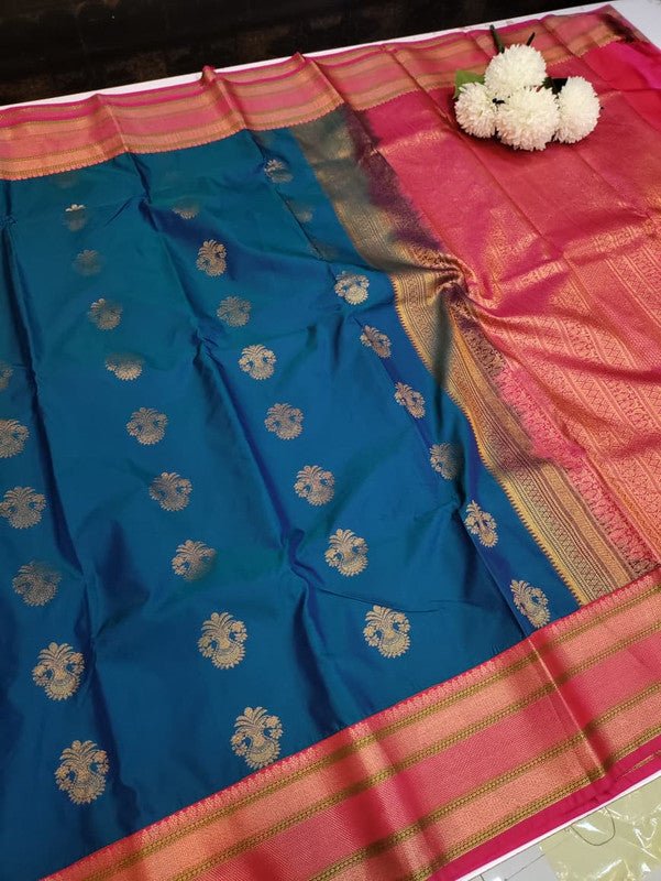 Semi Silk Saree (Mild Damage) SMS229 - Sri Sakthi Pugazh Tex SMS229 - Semi Silk