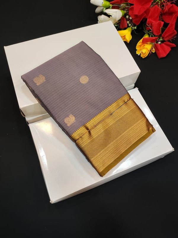 Semi Silk Saree (Mild Damage) with elegant zari work for weddings
