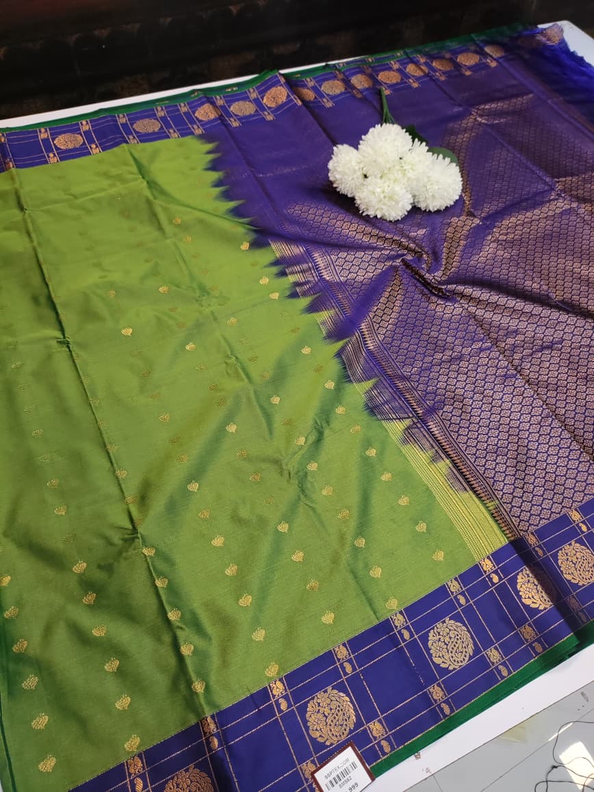 Semi Silk Saree (Mild Damage) SMS46 - Sri Sakthi Pugazh Tex SMS46 - Semi Silk