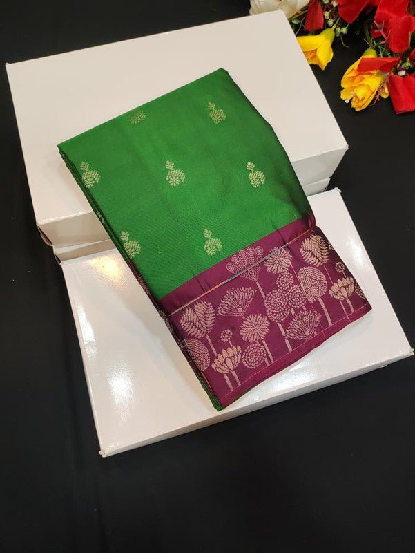 Semi Silk Saree (Mild Damage) with elegant zari work for weddings